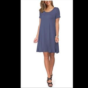 KORSIS T Shirt Dress Short Sleeve Dress w Pockets